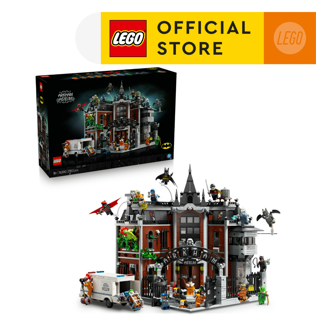 LEGO Super Heroes DC 76300 Arkham Asylum (2953Pcs.), Building Blocks, Kids Toy