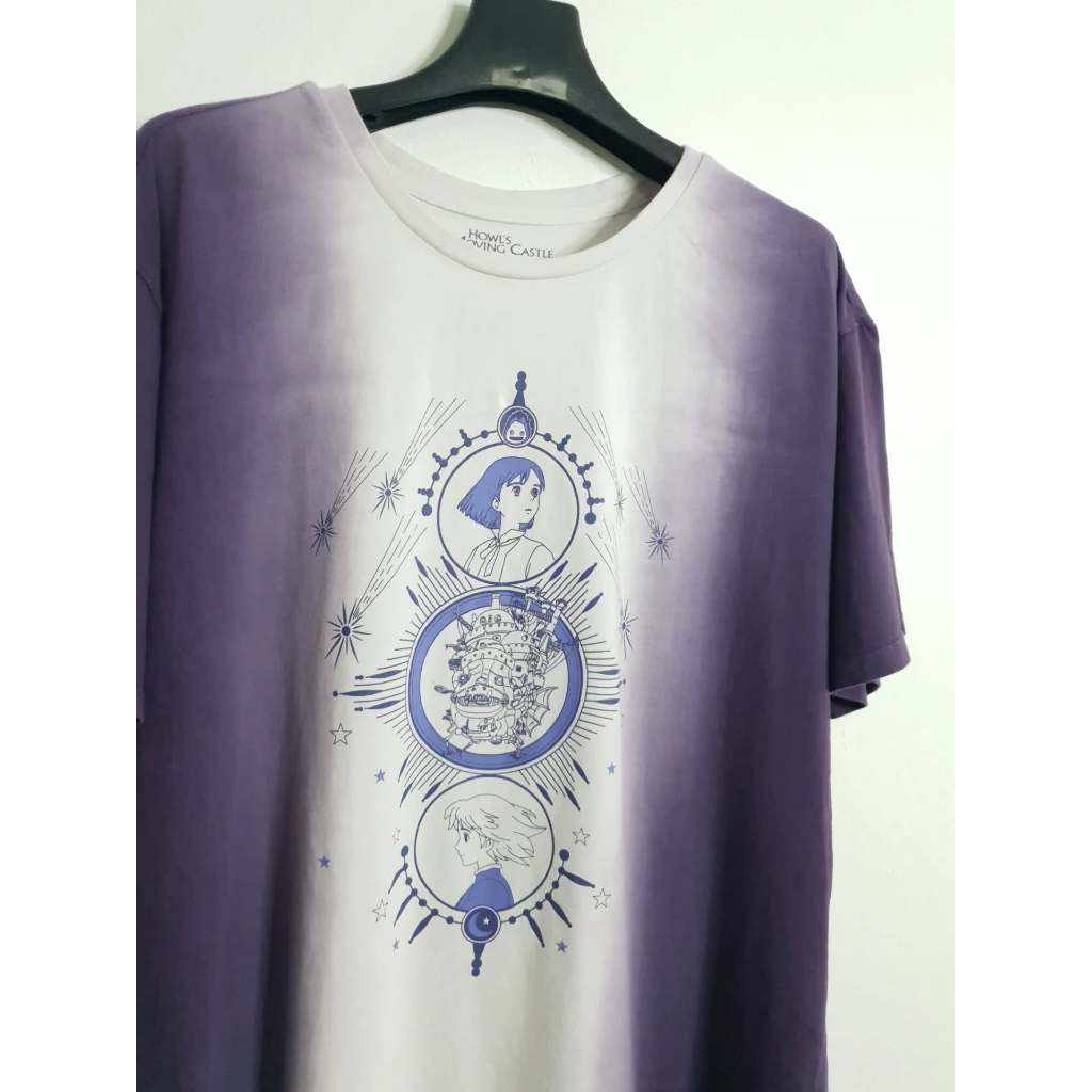 เสื้อยืดSTUDIO GHIBLI (Howl's Moving Castle) <รับประกันเสื้องานแท้💯%>