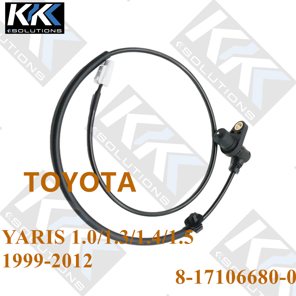 [KKsolutions] เซ็นเซอร์ ABS (ด้านหน้าซ้าย) 89543-52010 TOYOTA YARIS 1999-2012 1SZ-FE  2NZ-FE 1NR-FE 