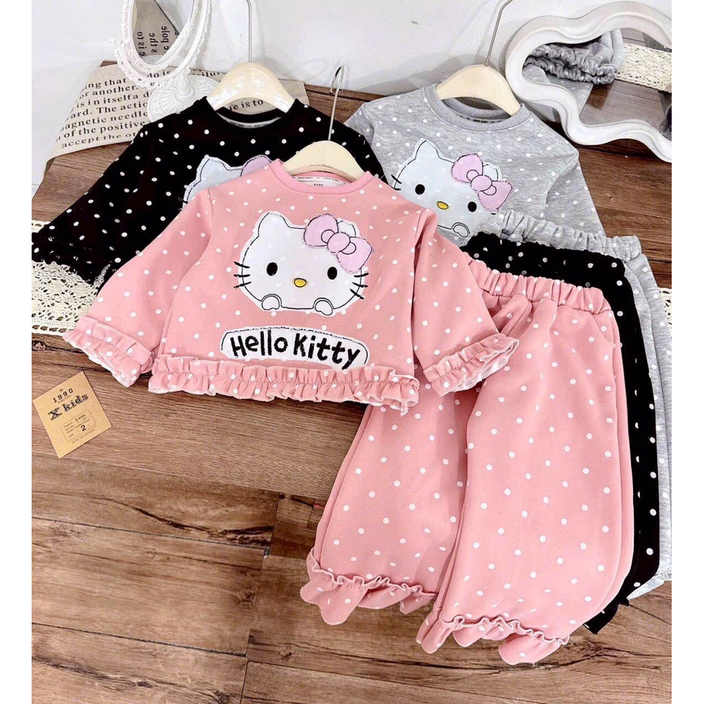 ชุดเซ็ตลูกสาว Hello Kitty น่ารักก ป้าย MY BOO [พร้อมส่ง]