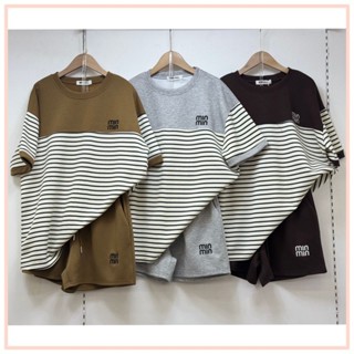 ❌ สินค้าแบบใหม่ ❌ ชุดเซท 2 ชิ้น (มี 2 แบบ หลายสี) Be Chic เส…