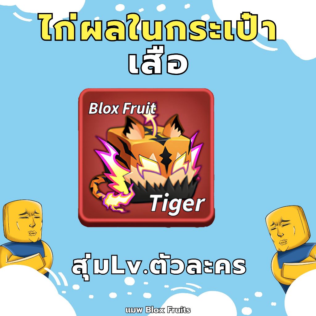 (ส่งเร็ว)Blox Fruits ผลเสือ ชุดสะสม รับประกันจากtnzshop มีเก็บเงินปลายทาง!