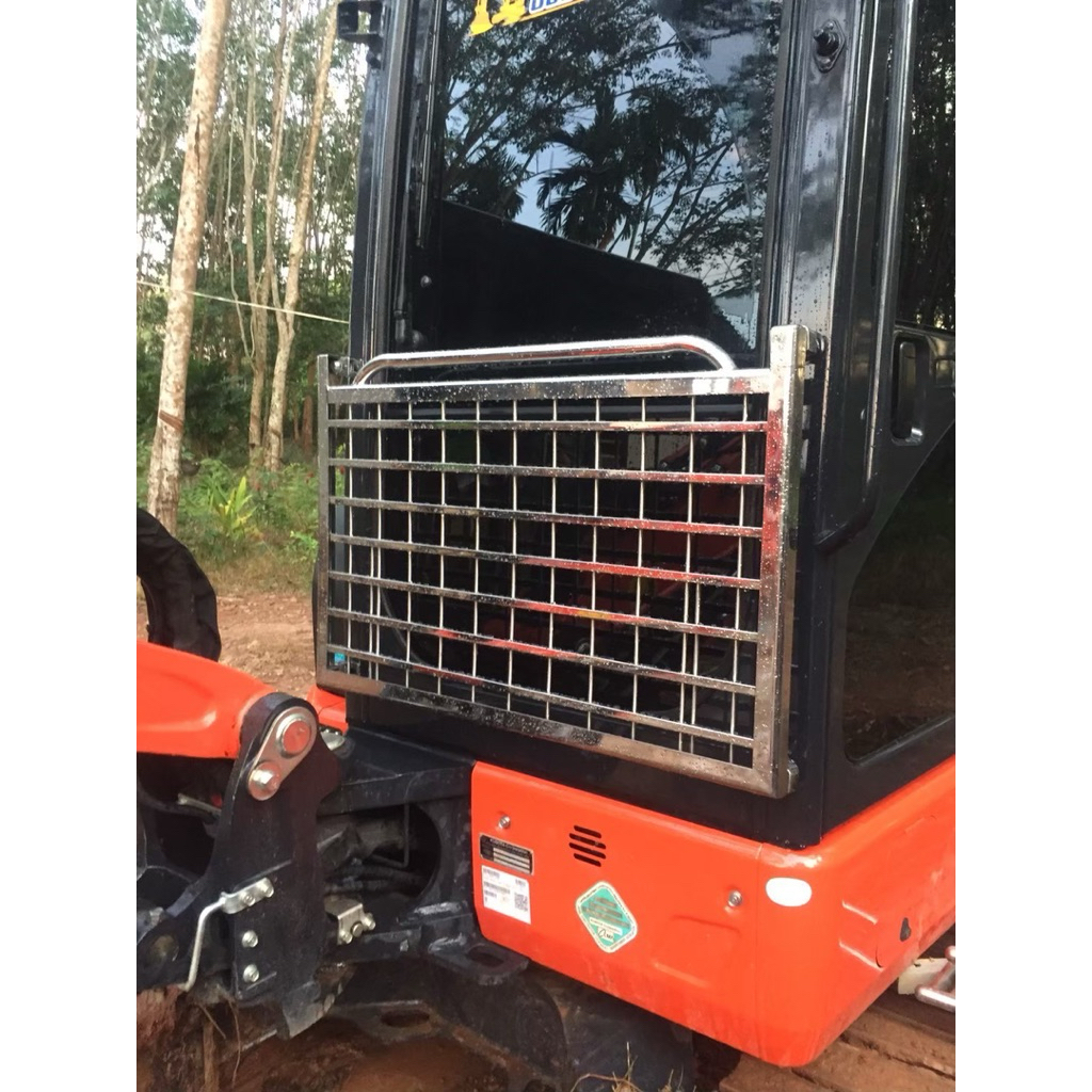 กันกระจก รถแม็คโคร KUBOTA U55 KX033