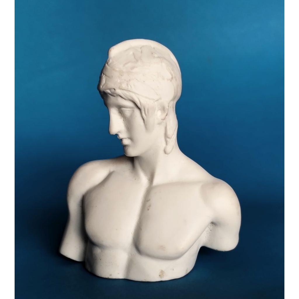 ARES BORGHESE  BUST  STATUE