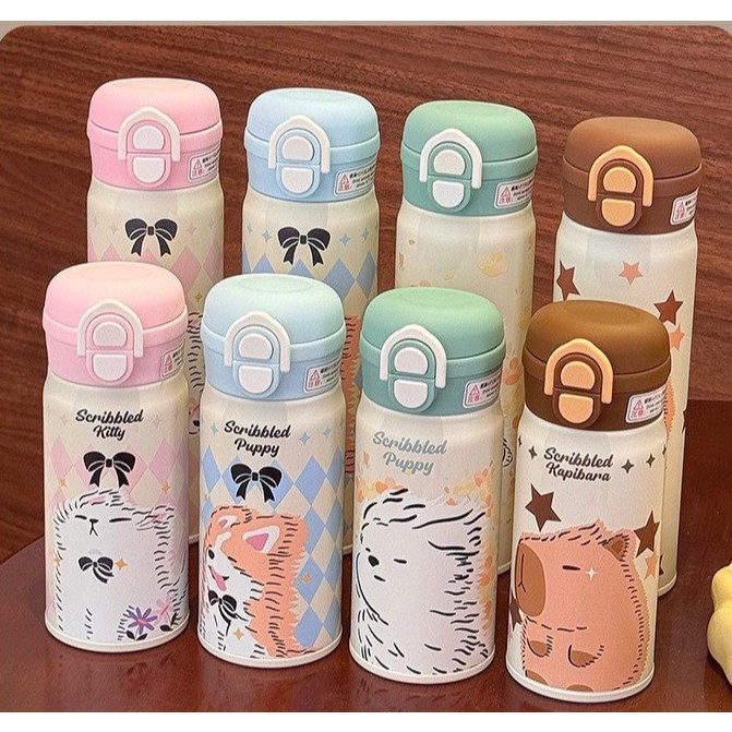 พร้อมส่ง YIMI SUS316 กระบอกน้ำสแตนเลส 350ML. 500ML. ขวดน้ำ เก็บความเย็น กระติกน้ำมีหลอด ยกดื่ม