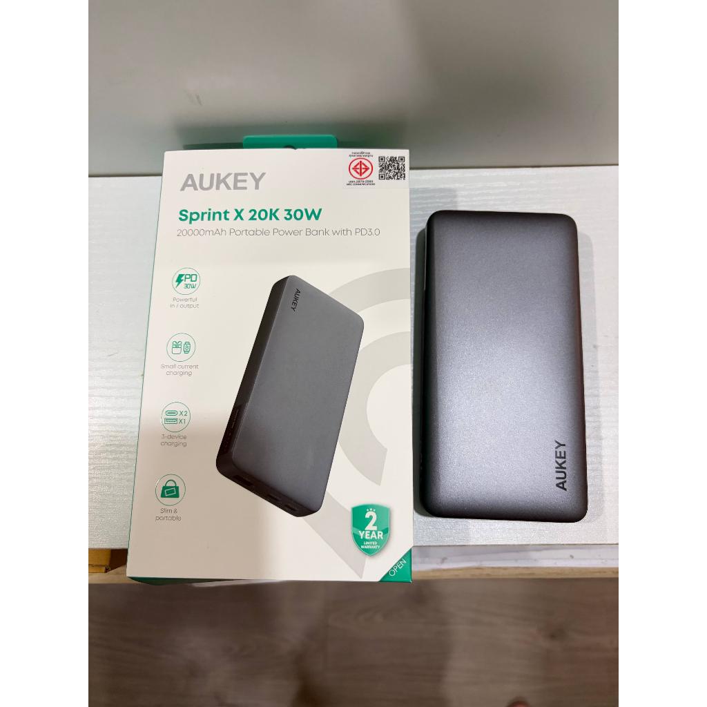 (มือ2) AUKEY PB-Y42 พาวเวอร์แบงค์ชาร์จเร็ว Sprint X 20K 30W 20000mAh Portable Power Bank with PD3.0