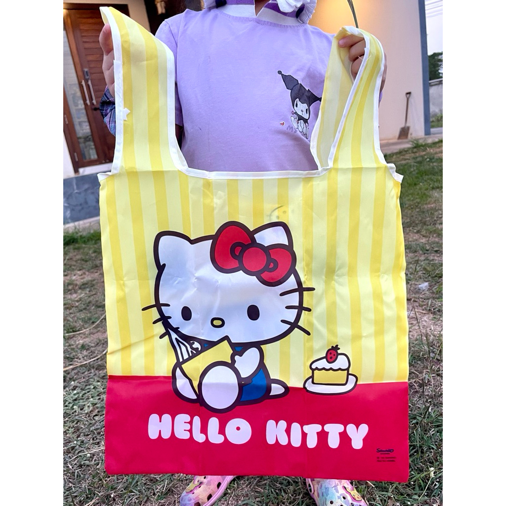 [ของแถม]กระเป๋าช็อปปิ้งพับได้ลายคิตตี้