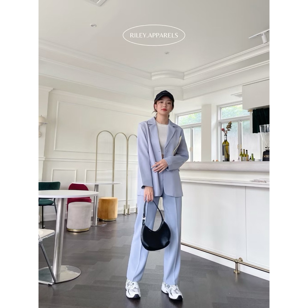 ส่งต่อ Riley.apparels - Kimber blazer & Kimber trousers  (ได้ทั้งเสื้อและกางเกง)