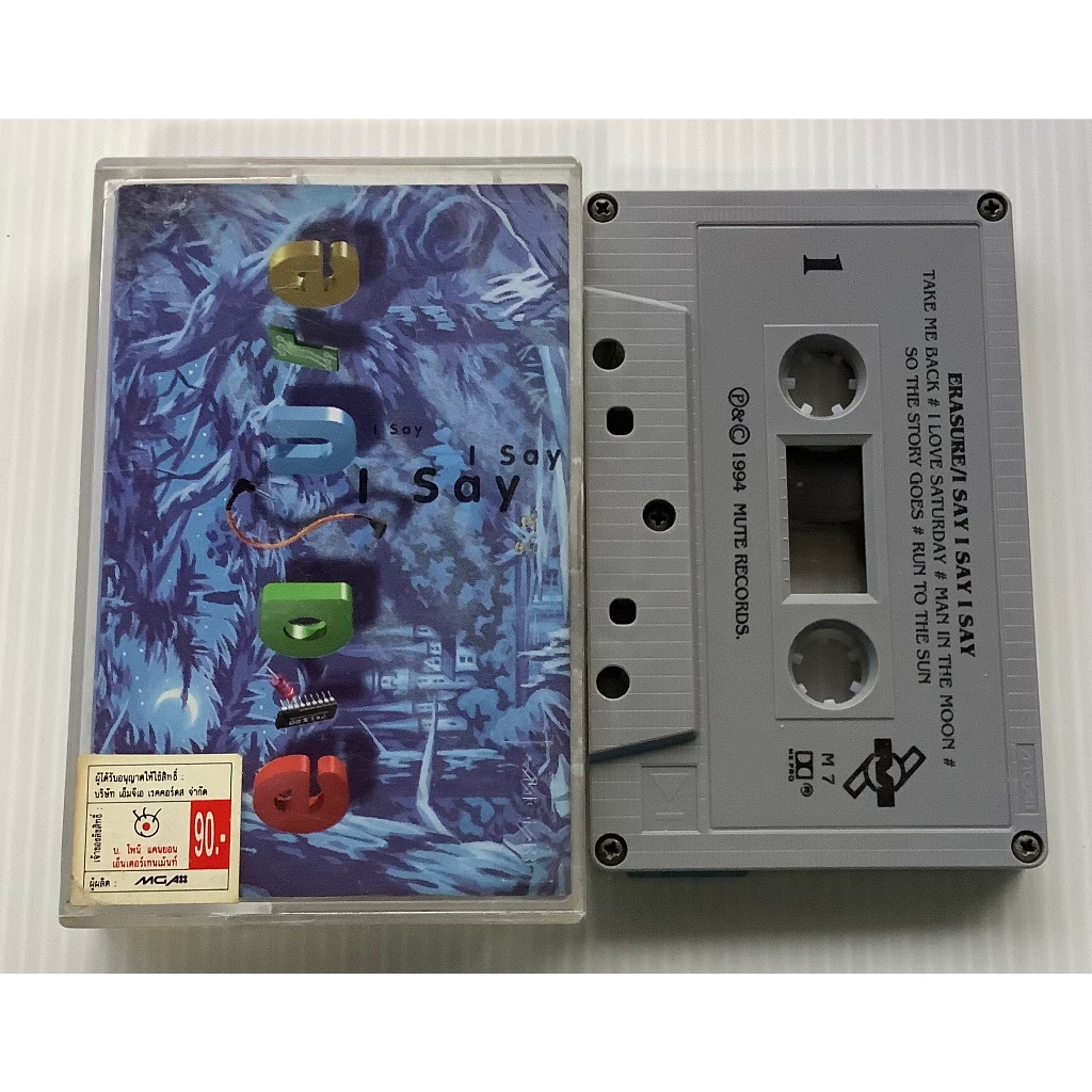 Cassette Tape เทปคาสเซ็ตเพลง Erasure อัลบั้ม I Say I Say I Say ลิขสิทธิ์