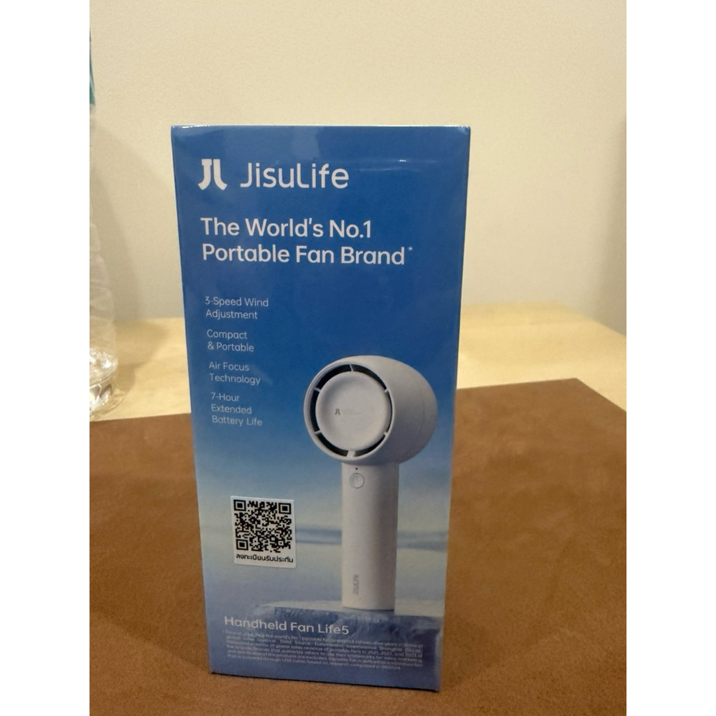 JisuLife x PTTพัดลมมือถือ Bladeless Pocket Fan อุปกรณ์ทําความเย็นขนาดเล็กแบบพกพาปลอดภัยสําหรับการใช้งานกลางแจ้ง mini