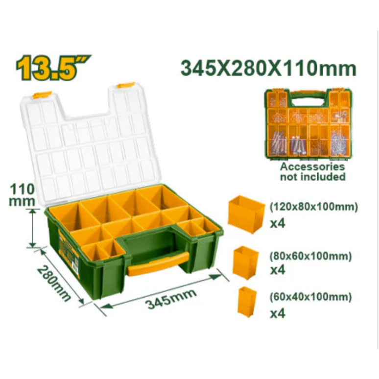 JADEVER กล่องใส่ของ อเนกประสงค์ 13.5 นิ้ว  ( รุ่น JDTB1311 / JDTB1322 ) กล่องใส่ของ กล่องเครื่องมือช