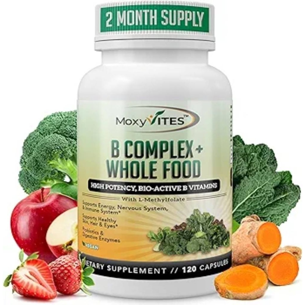 ✨️พร้อมส่ง✨️MoxyVites Vitamin B Complex, 120 Capsules