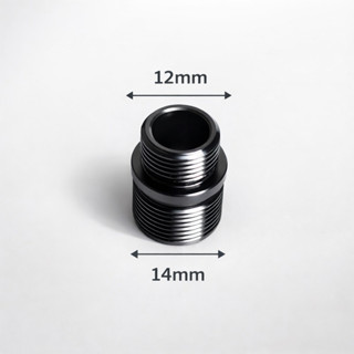 Adapter ข้อต่อสั้น อะแดปเตอร์ลดขนาด 12→14 mm / 11→14 mm ฝาคร…
