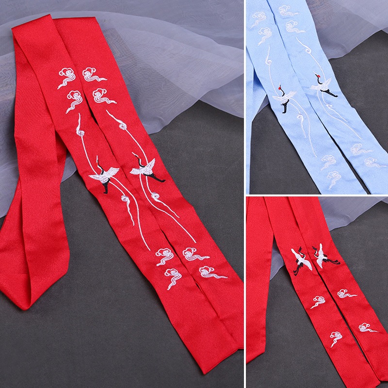 ผ้าผูกผม ผ้าผูกผมงานปัก ผ้าผูกผมจีน ผ้าผูกผมสไตล์จีน Chinese Fashion Chinese Style สไตล์จีนโบราณ - รูปที่ 2