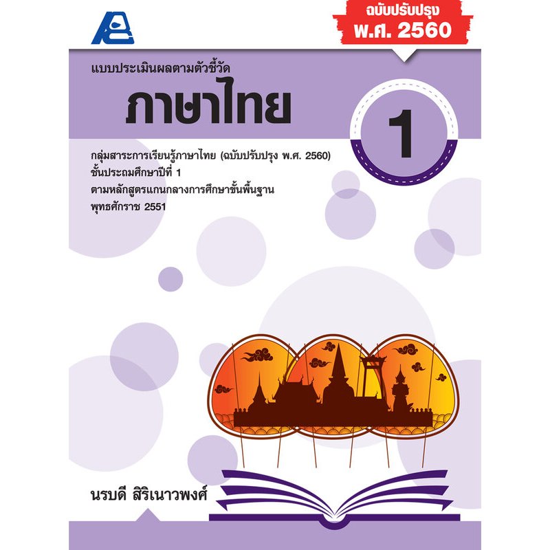แบบประเมินผลตามตัวชี้วัด ภาษาไทย ประถมศึกษา (พ.ศ.2560)