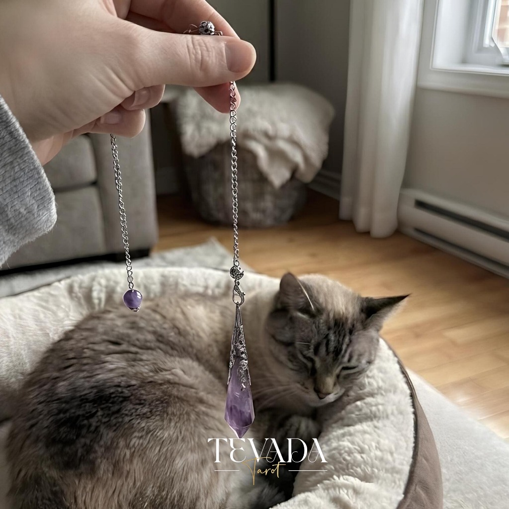 เพนดูลั่ม สร้อยคอหิน หินมงคล Healing Amethyst Pendulum Necklace หินแท้ บำบัดความเครียด พร้อมส่ง ราคา ถูกที่สุด ดีลบีเคเค แกลเลอรีภาพที่ 9