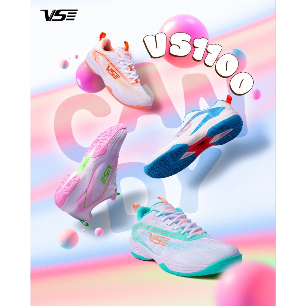 WIDE!! รองเท้า VS Venson CANDY VS1100 รุ่นใหม่ล่าสุด หน้ากว้าง ใส่สบาย (รุ่นปี 2026)