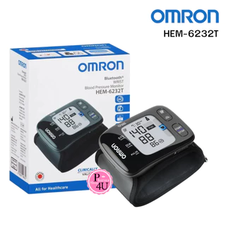 OMRON รุ่น HEM-6232T ออมรอน เครื่องวัดความดันข้อมือ เชื่อมบูลทูธได้ รับประกัน 6 ปี #12489
