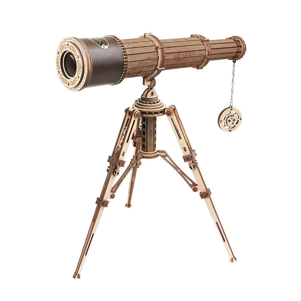 ROKR 3D Wooden Puzzle - ST004 Monocular Telescope | ของแต่งบ้าน ของเล่นศิลปะ DIY