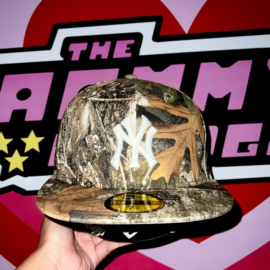 New Era Newyork Yankees Realtree camouflage 59FIFTY fitted cap