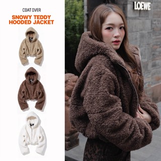CO1221 ชื่อสินค้า : Snowy Teddy Hooded Jacket