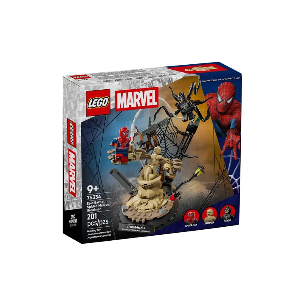 LEGO 76334 Epic Battle: Spider-Man vs. Sandman ของแท้ 100% มือหนึ่งกล่องสวยพร้อมส่ง