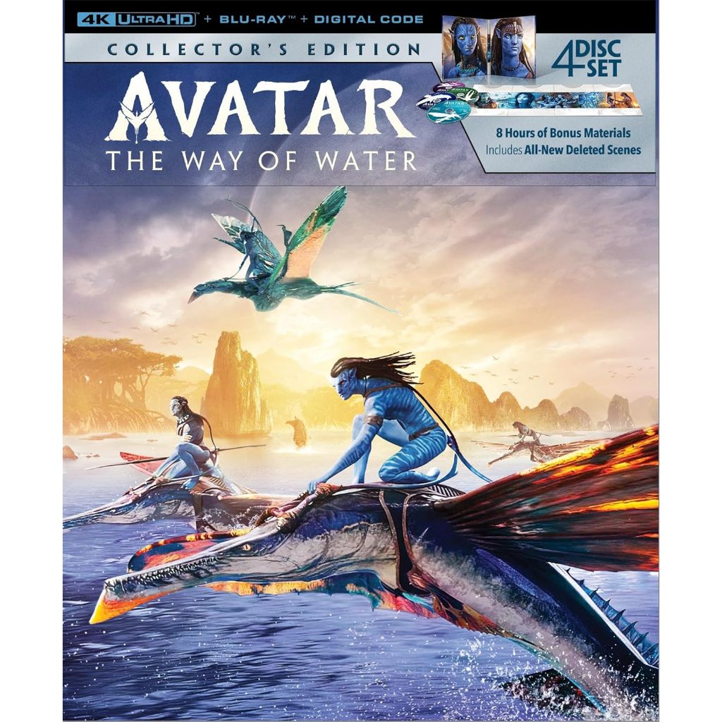 Avatar: The Way Of Water 4K + Blu-ray + Bonus