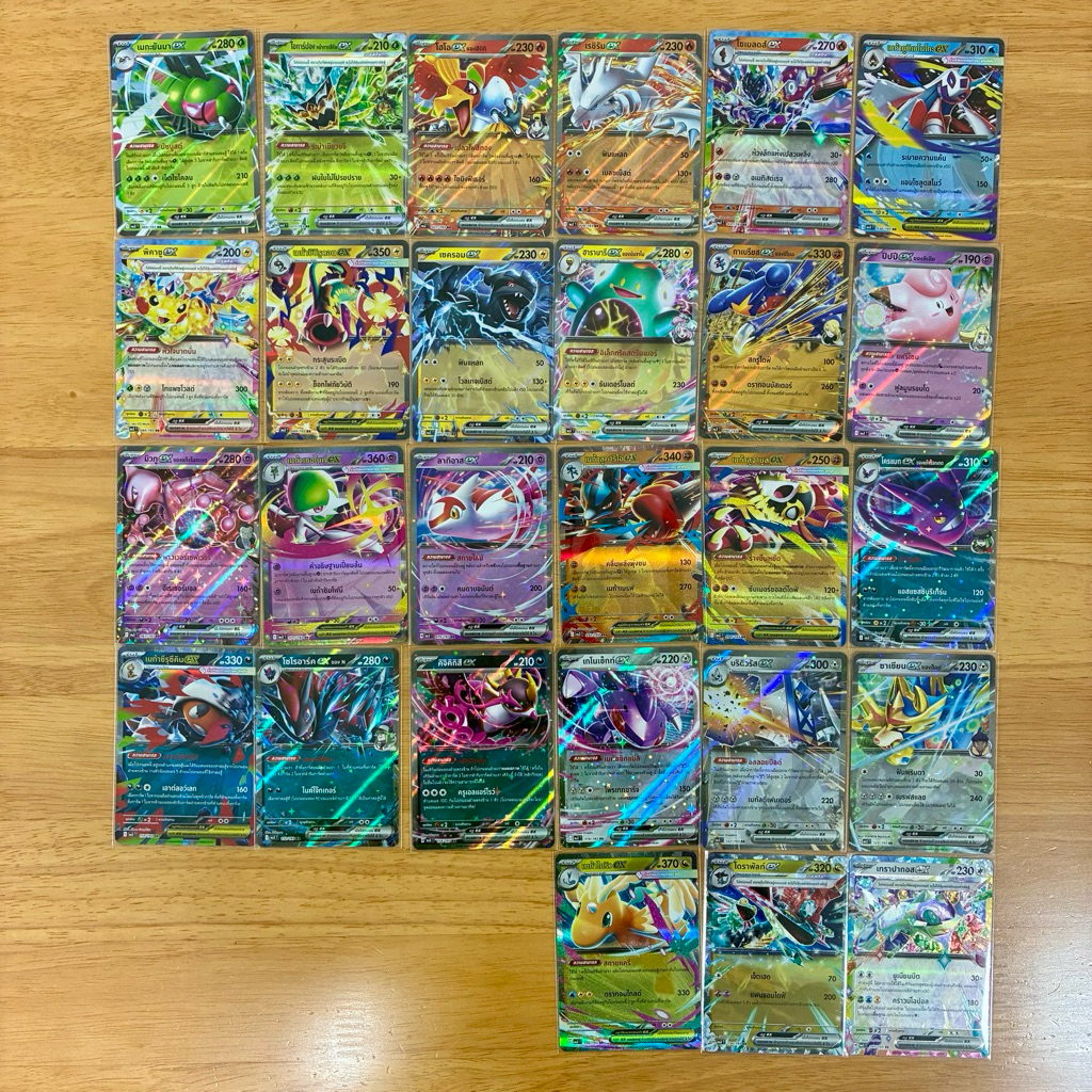 (อัปเดต 1/4/26) Pokemon card รวมการ์ดโปเกมอน ระดับ RR ชุดวิวัฒนาการเมก้า ดรีมex MA3 T