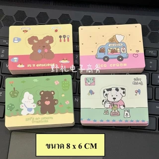 พร้อมส่ง🇹🇭 P001 กระดาษแพ๊คกิ๊บจำนวน 10 แผ่น แป้นติดกิ๊บ กระดาษติดกิ๊บ