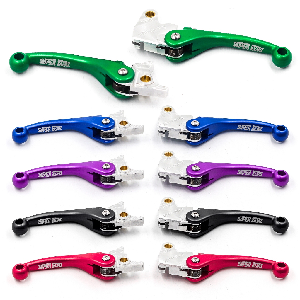 มือเบรค/ครัช KLX140L/G/RF ตรงรุ่น องศาดี บีบง่าย ไม่เจ็บนิ้ว (Super Zero)