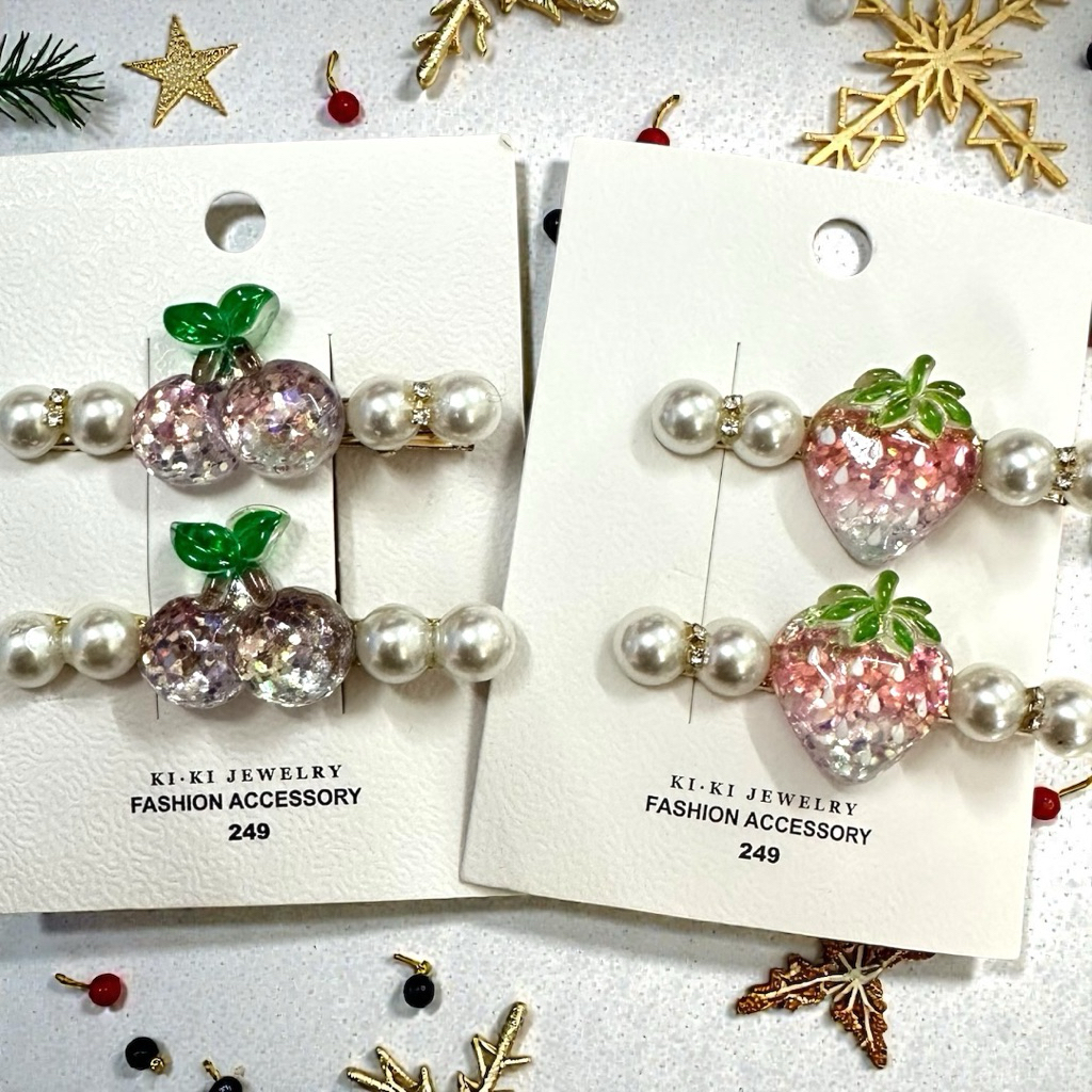 กิ๊บติดผมพาสเทล ประดับมุก & คริสตัล แพ็ค2ชิ้น ลายน่ารักหลากแบบ ติดได้ทั้งเด็กและผู้ใหญ่ กิ๊บติดผม กิ๊บเพชร กิ๊บไข่มุก - รูปที่ 2