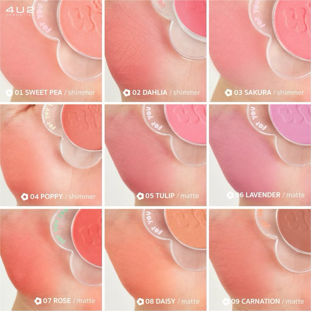 4U2 FLOWER BLUSH เนื้อMATTE