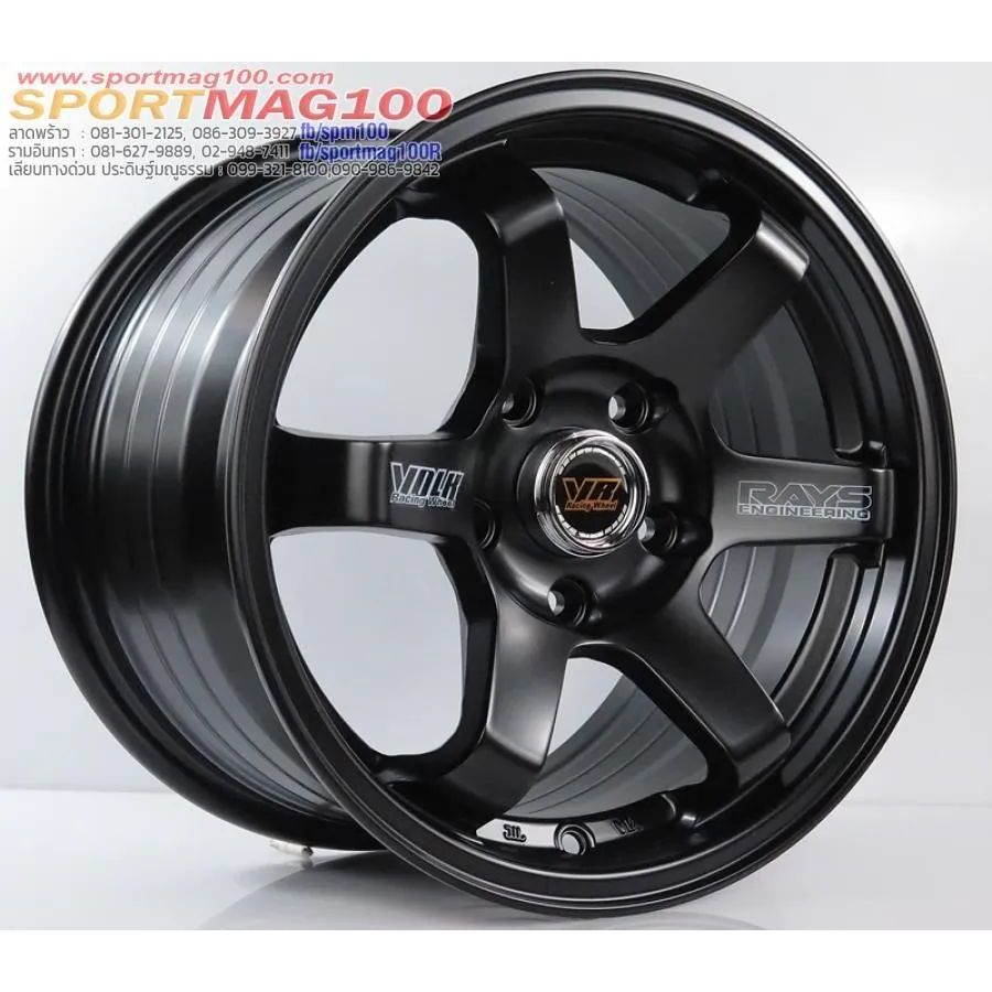 ล้อแม็กใหม่ TE37 5รู114 ET30 สีดำ ทองแดง กันด้าน กว้าง7 ขอบ15นิ้ว(ราคา 4วง)