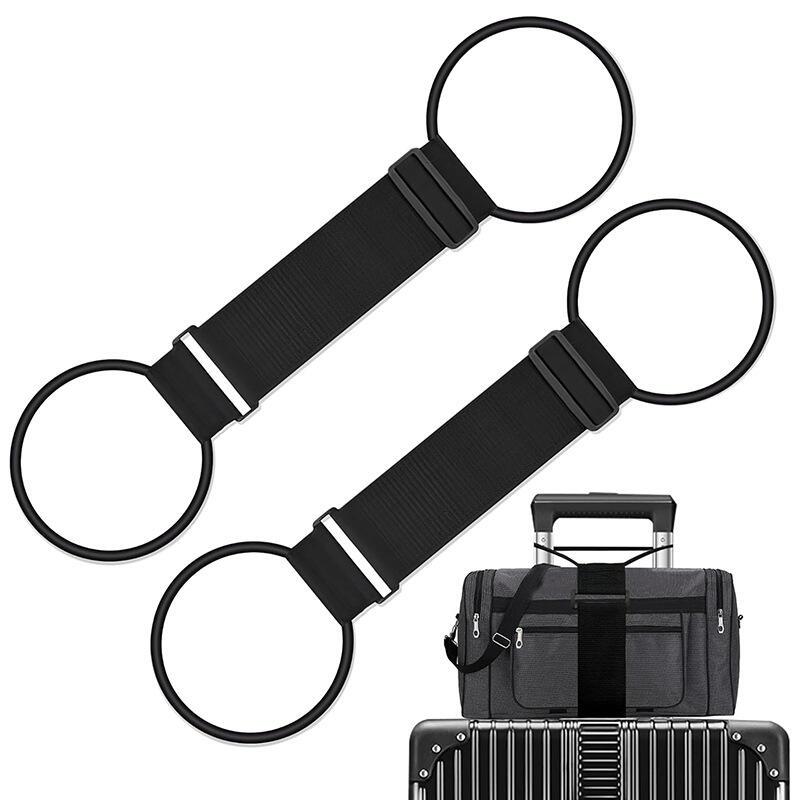 สายรัดกระเป๋าเดินทางแบบยืดหยุ่น ปลดปล่อยมือใน 3 วิ สายรัดกระเป๋าเดินทางแบบยืดหยุ่น ปรับกระเป๋าเดินทาง