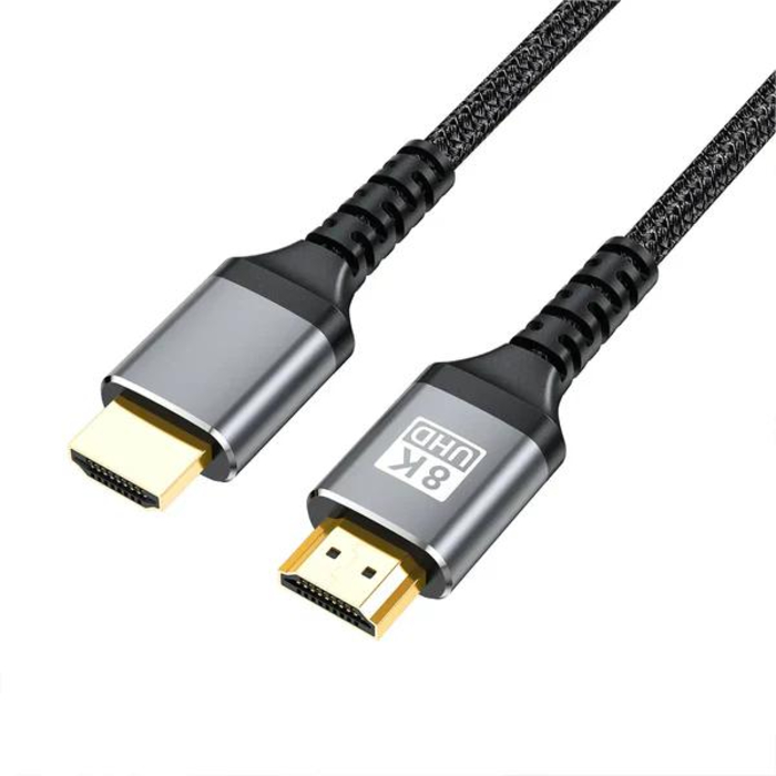 WORKSELECTED รุ่น HH-8K60-500CM สายต่อ HDMI 2.1 8K ยาว 5M ภาพชัด ไม่ดีเลย์ เหมาะโน้ตบุ๊ก ทีวีจอใหญ่