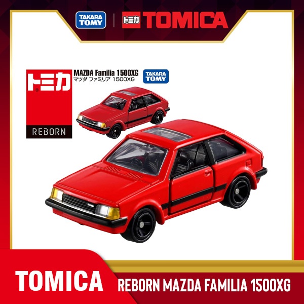Tomy Tomica Reborn Mazda Familia 1500XG