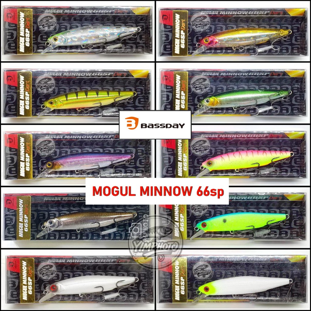 Bassday Mogul Minnow 66sp Dart ของแท้ 100% เหยื่อปลอม เหยื่อตกปลา