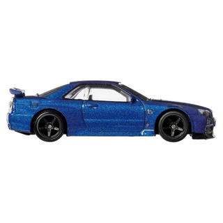 Hot Wheels Premium Nissan Skyline GT-R V-Spec II (BNR34) – Timeless Icons 4/5 โมเดลรถเหล็ก รถของเล่น ของสะสม ลิขสิทธิ์แท