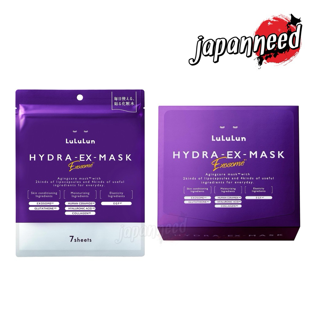 💄[แท้🇯🇵💯พร้อมส่งจากไทย] Lululun Hydra-EX Mask ลูลูลูน แผ่นมาส์กหน้า สูตรสีม่วง Daily