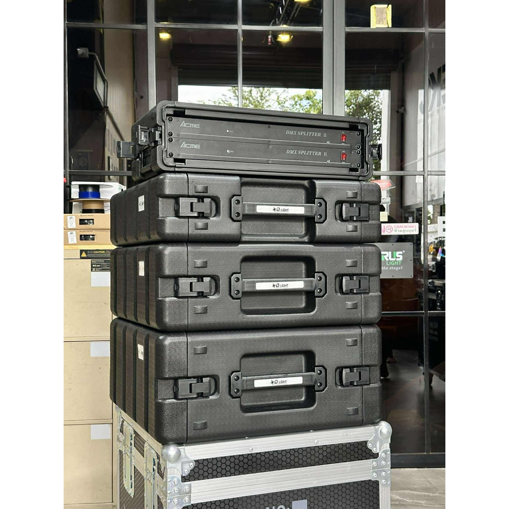 แร็ค PE โพลีเอทิลีน ตู้Rack กล่องใส่อุปกรณ์ รุ่น2US/2UPRO/3UPRO/4US/4UPRO