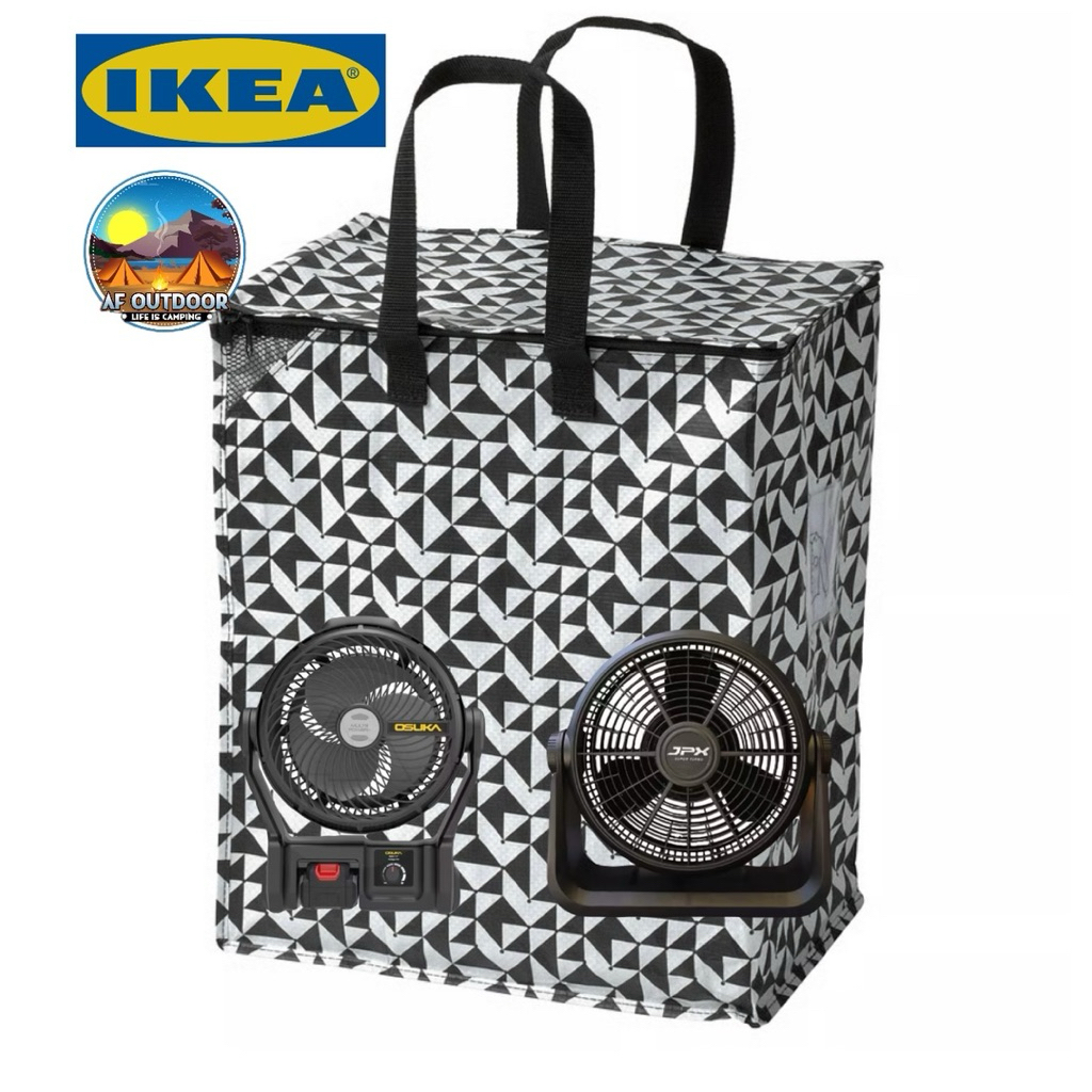💥พร้อมส่ง💥 IKEA KNALLA คนัลลา ถุงใส่พัดลม JPX12, OSUKA โพลีโพรพิลีน 100% น้ำหนักเบา ทนทาน