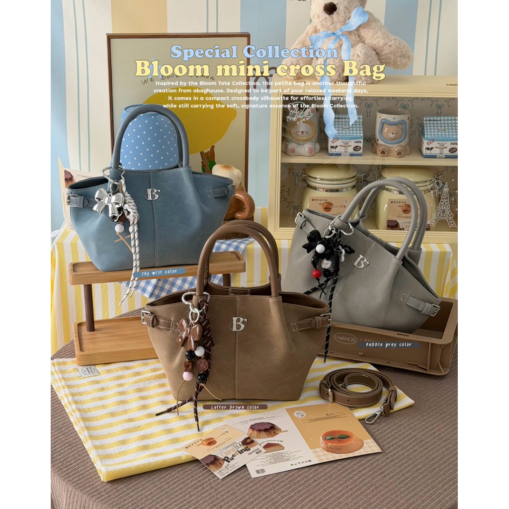 OBAGHOUSE- Bloom mini cross bag อย่าลืมอ่านรายละเอียดสินค้าก่อนสั่งซื้อ (10) (Special collection ไม่ทำเพิ่มแล้วน้า) - รูปที่ 2