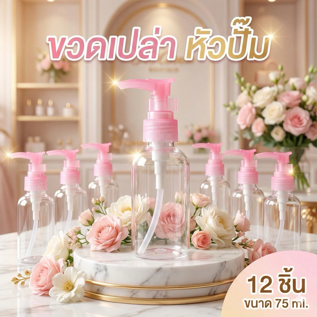 แพค 12 ชิ้น ขวดเปล่า มีถุงใส่ให้ทุกชิ้น c0733