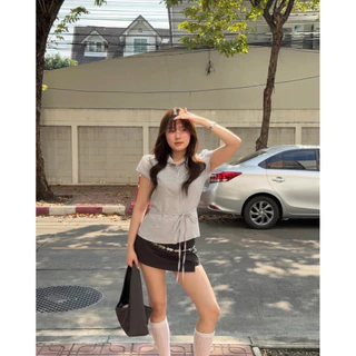 MELT.INMOMENTS Rene Top เสื้อเชิ๊ตแขนสั้น