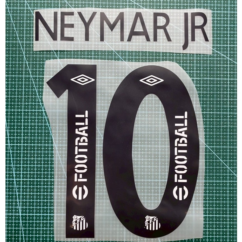 FONT "NEYMAR JR" เบอร์ 10 FONT สโมสร "SANTOS 2025/26