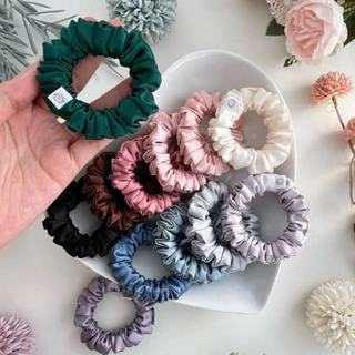 Lamoonist • PETITE • (ผมบาง) for thin hair • satin scrunchies • ยางมัดผมผ้าซาติน