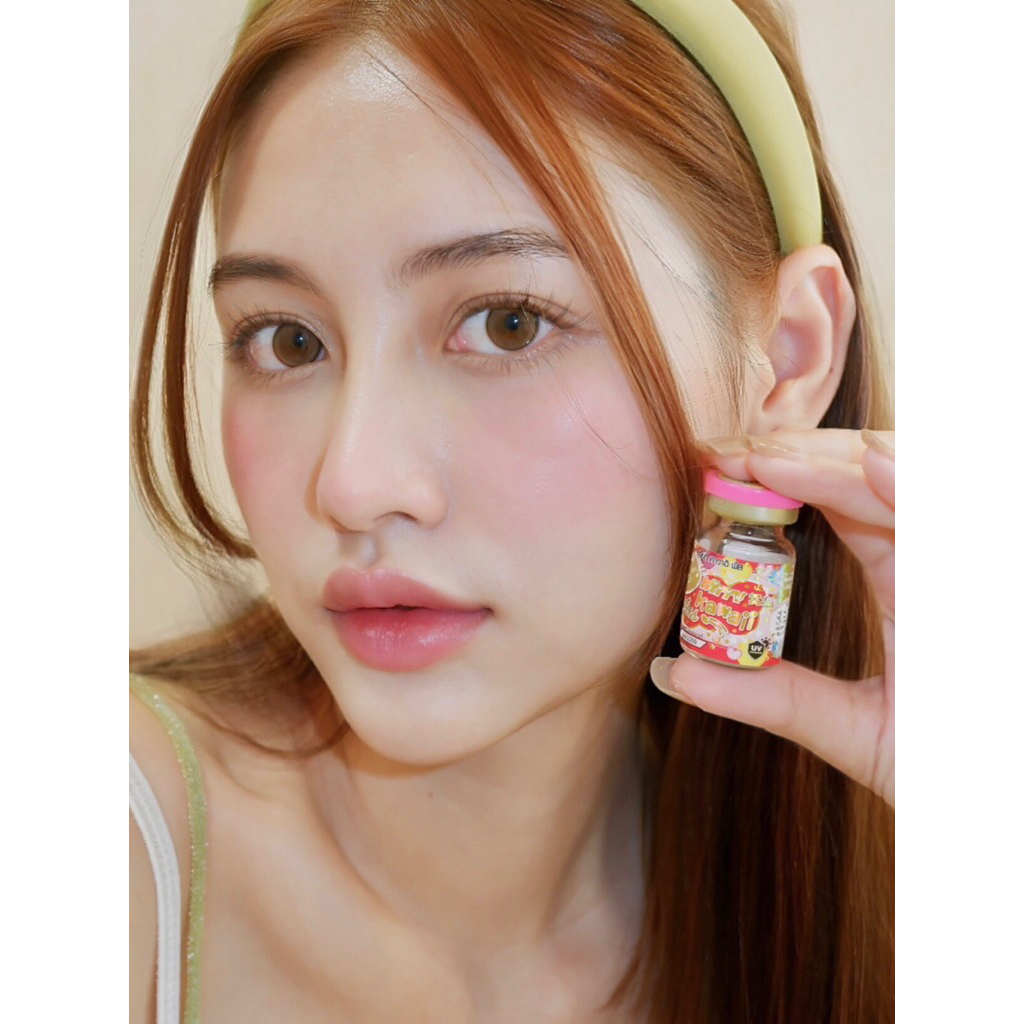 Mini Dawn Brown / Gray [-50ถึง-1000] By Kittykawaii คอนแทคเลนส์