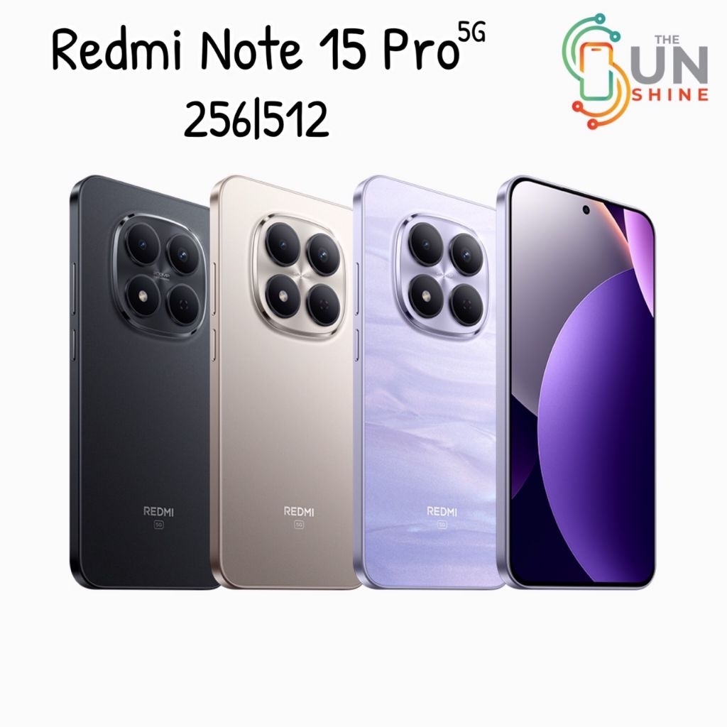 Redmi Note 15 Pro 5G (256/512)เครื่องศูนย์ไทย✅️ประกันตามล็อตผลิต