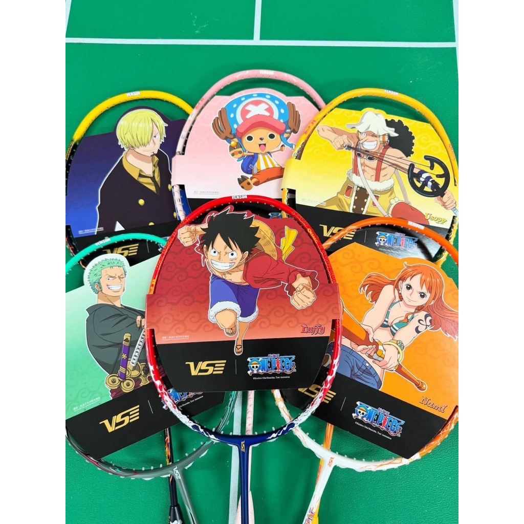 VS ไม้แบดมินตัน VS x ONE PIECE Series (แถมเอ็น+ถุงผ้าตรงรุ่น+กริป+ใบประกันบริษัท 6 เดือน)