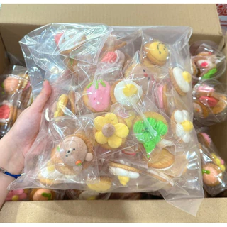 เมอแรงค์แครกเกอร์ คละลาย มีหลากรสชาติ กรอบ หอม อร่อยครบรส ขนม ของกินเล่น